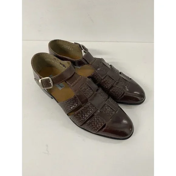 Stacy Adams brown leather casual shoe 12 M - Picture 1 of 7
